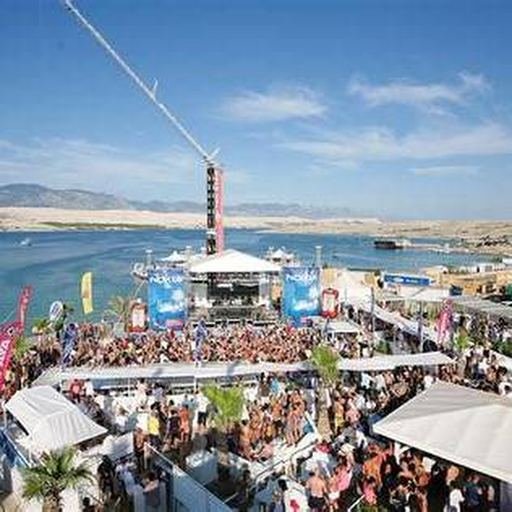 Festival atmosphere at Zrće